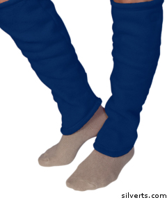 302601303 Womens Cozy Leg Warmers - Leg Protection For Women - Medium, Navy