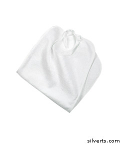 301300101 Unisex Womens - Mens Adult Terry Cloth Bib - Accessory - One, White