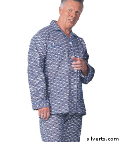 500800103 Mens Regular Flannelette Pyjamas - Medium, Assorted