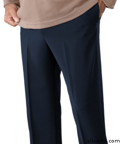 502200205 Mens Adaptive Apparel Wheelchair Pant - Wheelchair Clothing - Extra Large, Navy