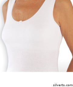 184510107 Womens Comfortable Support Bra Vest - 3xl, White