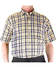 504110102 Mens Regular Short Sleeve Sport Shirt - 4-extra Large, Assorted