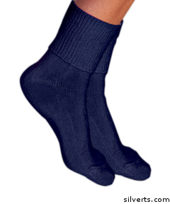 191100401 Simcan Ultra Stretch Comfort Socks For Women & Men - Regular, Navy