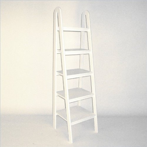 Waybornhomefurnishings 9025w Ladder Shelf - White
