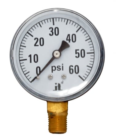 0-60 Psi Dry Air Pressure Gauge