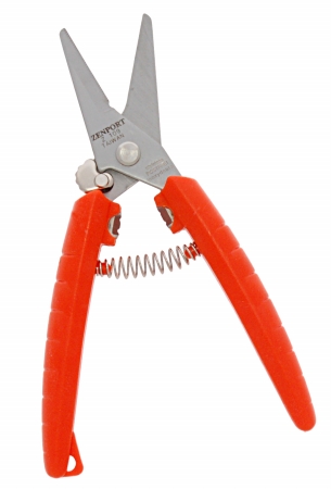Zenport Z109 Stainless Floral Bunch Cutter Shears Serrated Blade 10-in