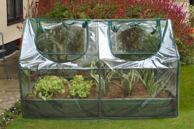 Zenport Sh3212a-btp Garden Raised Bed & Cold Frame Greenhouse Cloche