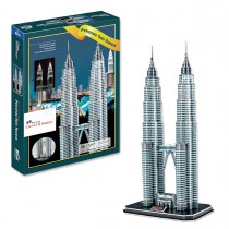 Az Import & Trading Pzpt Petronas Twin Towers 3d Puzzle