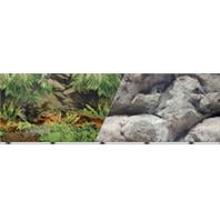 Blue Ribbon Pet Products-vsb-11-19 Double-sided Rainforest & Boulder Background 19 In.