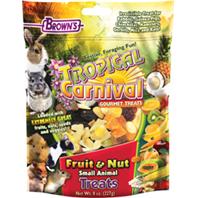 -45017 Tropical Carnival Fruit & Nut Small Animal Treats 8 Oz.