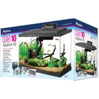 UPC 015905178556 product image for AQUEON PRODUCTS - GLASS-17855 Led 10 Aquarium Kit | upcitemdb.com