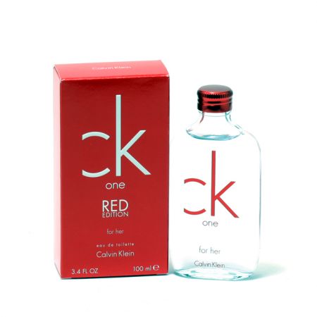 Ck One Red For Ladies Edt Spray 3.4 Oz