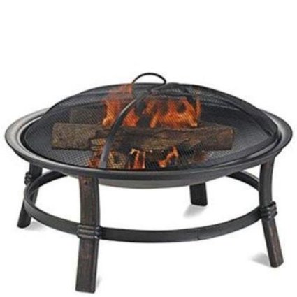 Endless Summer Wad15121mt Brushed Copper Wood Burning Outdoor Firebowl 29.3 In. Dia.