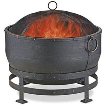 Endless Summer Wad1579sp Oil Rubbed Bronze Wood Burning Outdoor Firebowl Kettle Design