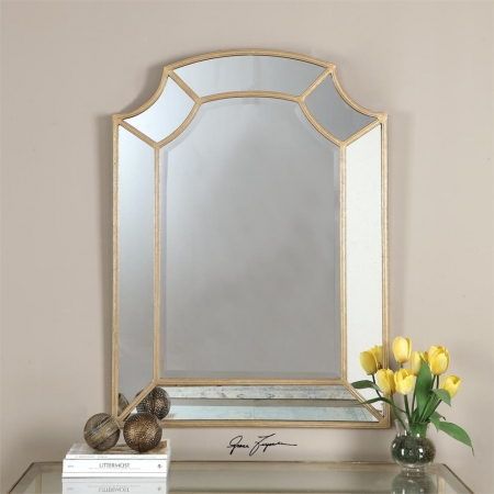 12929 Francoli Gold Arch Mirror