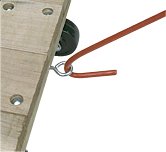 Wesco Industrial 272073 Wood Dolly Tow Handle & Eye Hook