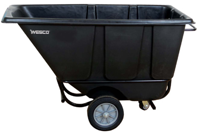 Wesco Industrial 272577 Tilt-truck Recycle 0.5 Cubic Yard Blue 10 In.