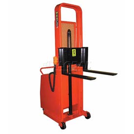 Wesco Industrial 261096 Battery Powered Lift Counter Balanced Stacker 56 X 30 In.