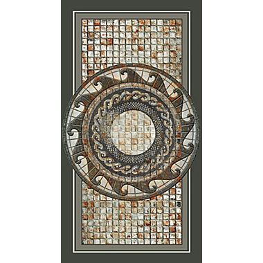 's Kahuna Grip Bathmat - Mosaic Medallion