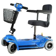 Zipr Xtra 4 - Blue Practical Scooter - 4 Wheels