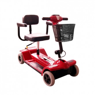 Zipr Xtra 4 - Red Practical Scooter - 4 Wheels