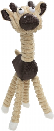 Jute And Rope Giraffe Cow Pet Toy - Brown, One Size