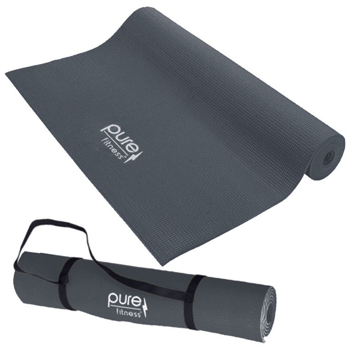 Pure Fitness 3.5mm Non-slip Yoga Mat - Charcoal 8625ymg