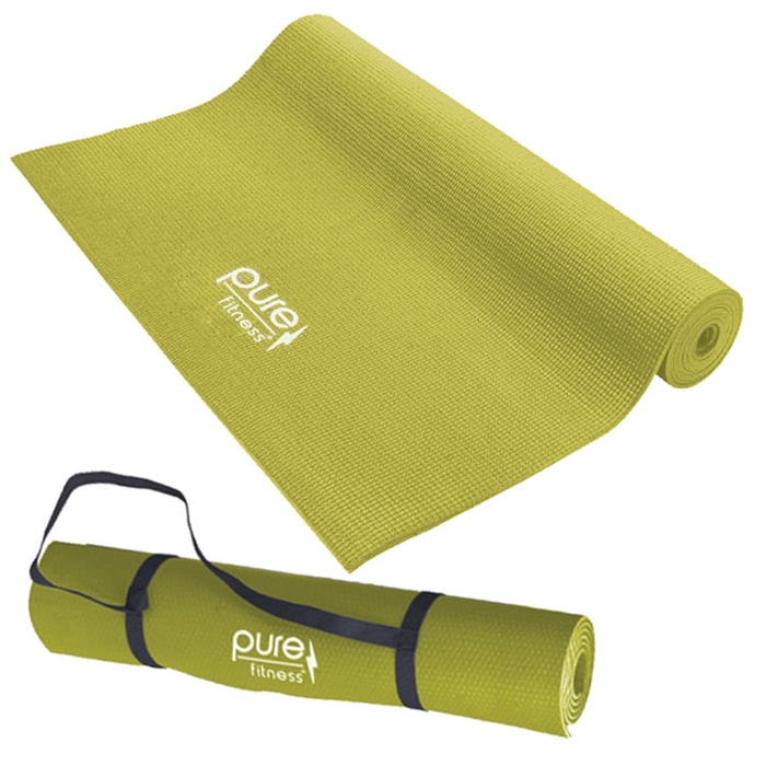 Pure Fitness 3.5mm Non-slip Yoga Mat - Lime 8625yml