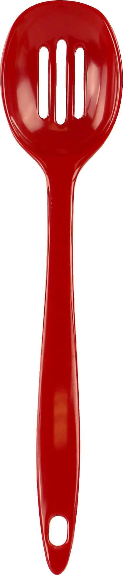 98360 Calypso Basics Melamine Slotted Spoon - Red