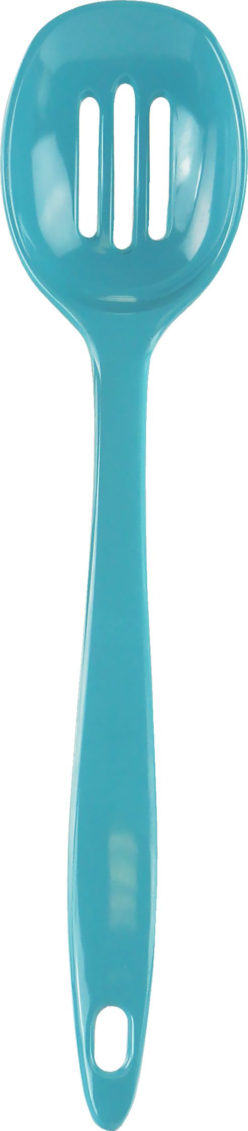 98372 Calypso Basics Melamine Slotted Spoon - Turquoise