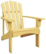 4617bw Rockport Adirondack Chair, Bees Wax