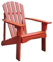 4617ru Rockport Adirondack Chair, Rust
