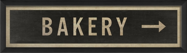 17090 Bakery Right Sign Ready To Hang Artwork