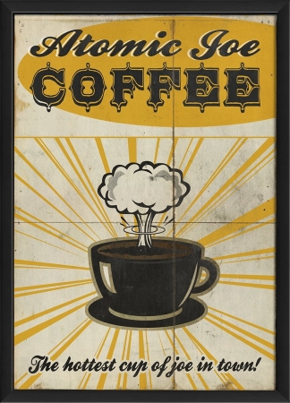 17846 Atomic Joe Coffee Ready To Hang Artwork