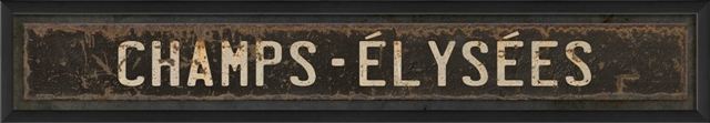 18788 Champs Elysees Decorative Sign