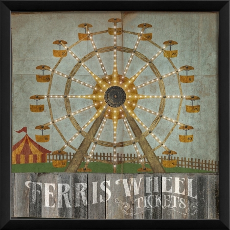 18891 Ferris Wheel Ready To Hang Artwork, Blue
