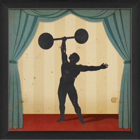 18939 Stage Strongman Ready To Hang Artwork