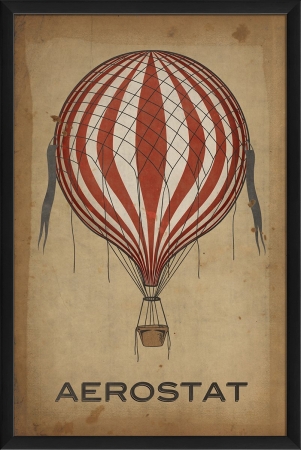 19188 Aerostat Balloon Ready To Hang Artwork, Red