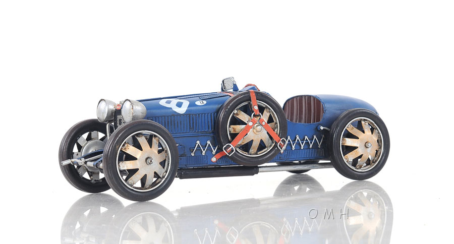 Aj038 Bugatti Type 35 Scale Model Car