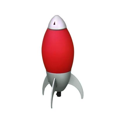 Kt-162 Rd 10.5 In. Kids Red Rocket Table Lamp