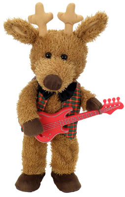 UPC 031635050313 product image for PBC International G5031 16 in. Blitzen Reindeer with Guitar | upcitemdb.com