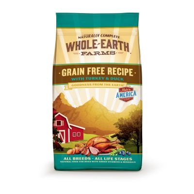 We85584 Whole Earth Farms Turkey And Duck Grain Free Recipe Pet Food - 25 Lbs.
