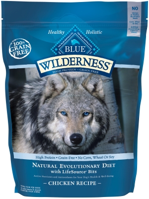Bb10532 Blue Buffalo Wilderness High Protein Dry Adult Dog Food, Chicken, 4.5 Lbs.