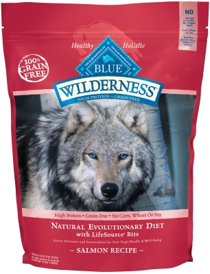 Bb10535 Blue Buffalo Wilderness High Protein Dry Adult Dog Food, Salmon, 4.5 Lbs.