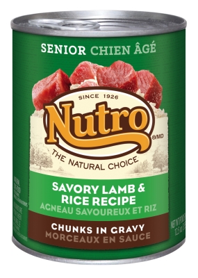 UPC 079105115766 product image for Animal Supply Company NU11576 Nutro Senior Dog Food Can With Lamb & Rice Formula | upcitemdb.com