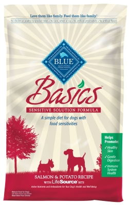 Bb10543 Basics Limited-ingredient Dry Adult Dog Food - Salmon & Potato