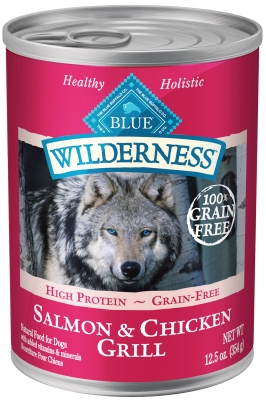 Bb11293 Wilderness High Protein Wet Adult Dog Food - Salmon And Chicken Grill