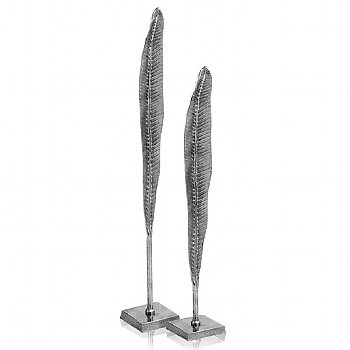 3687 Tallo Tall Thin Leaves Set Of 2