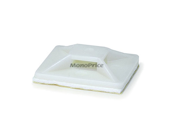 Monoprice 5861 Cable Tie Mounts 30 x 30 mm. - White Monoprice 5861 Cable Tie Mounts 30 x 30 mm. - White