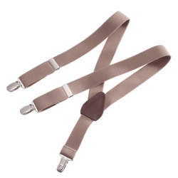 Cng-susp-camel-22 Kids Adjustable Elastic Suspenders - 22 In.
